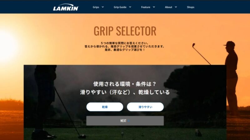 Grip selector